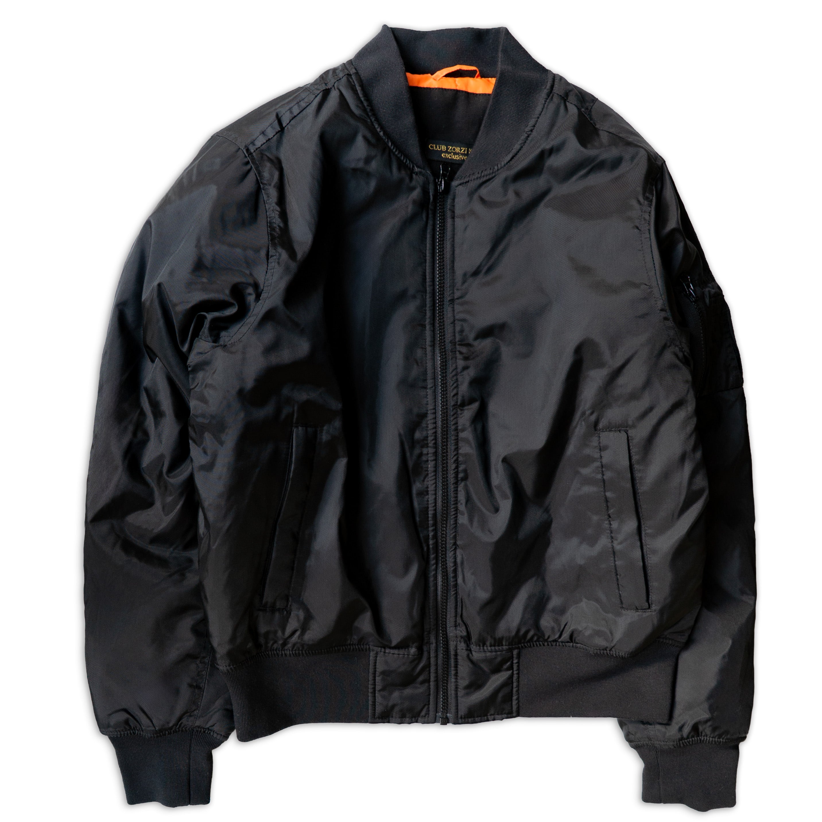 BOMBER teschio eco-pelle avorio
